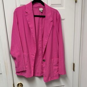 a new day Fuchsia Blazer